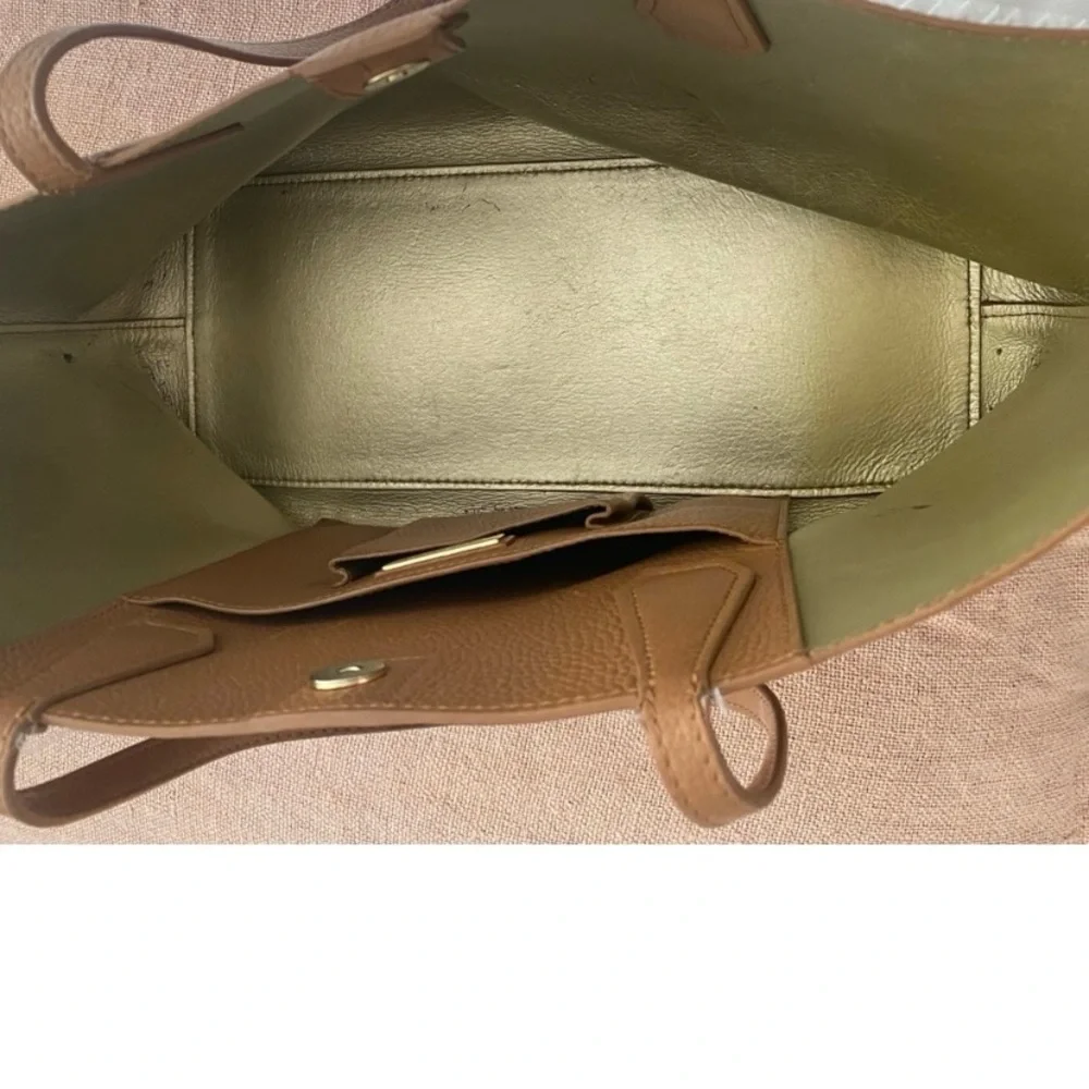 Brown Leather Tote Bag